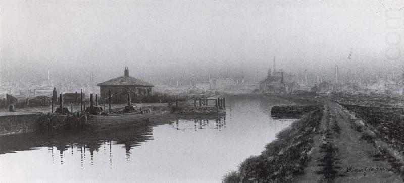 Knostrop Cut Leeds, Atkinson Grimshaw